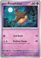 Pumpkaboo - 77/182 - Paradox Rift - Pokemon TCG