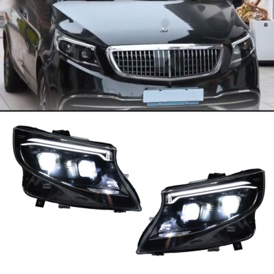 Paar LED-Projektorscheinwerfer Upgrade Für Benz V-Klasse Vito W447 V220 2015-23