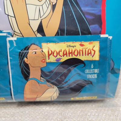 Disney's Pocahontas Sticker Album Panini Vintage 1995 Starter Set