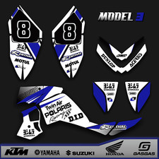 ATV Graphics Kit Quad Decal Wrap For Polaris Outlaw 500 525 2006-2008 Reaper R