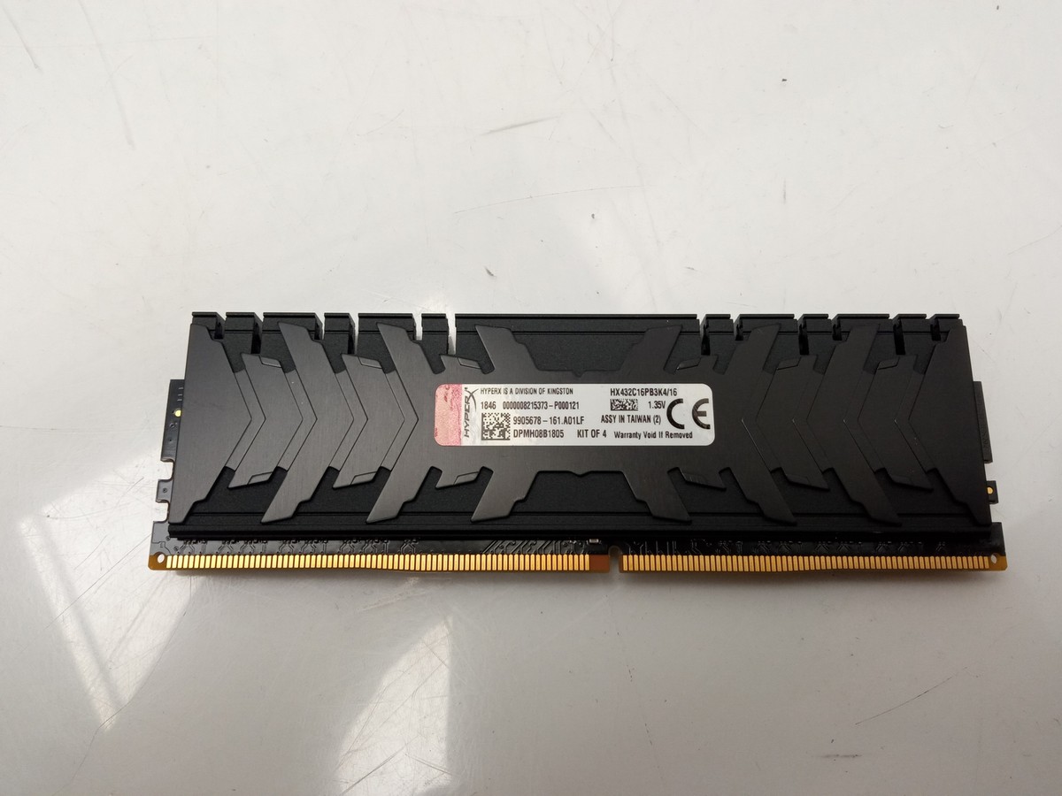 HyperX Predator 16GB (4x4GB) 3200 MHz DDR4-3200 PC4-25600 RAM