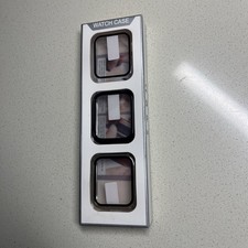 Apple Watch 3 PACK CASE TEMPERED GLASS SCREEN PROTECTOR APPLE WATCH IWATCH 44MM