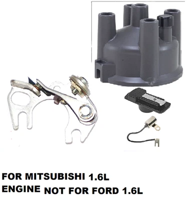 WVE BOBCAT 642B 742B DISTRIBUTOR CAP ROTOR POINTS CONDENSER Mitsubishi 1.6L 32HP GAS