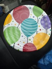 Shimmering Balloons 8ct. 8-3/4 Paper Dinner P...