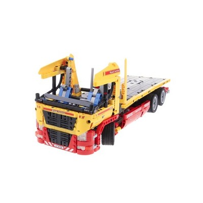 1x Lego Technic Set Auto Flatbed Truck Service Wagen 8109 gelb unvollständig