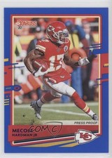 2020 Panini Donruss Press Proof Blue Mecole Hardman Jr #8 00be