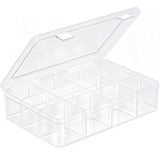 12 Grids Clear Bead Organizers and Storage
