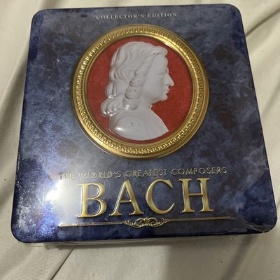J S BACH World's Greatest Composers 4 CD Collector's Edition FACTORY SEALED NEW 