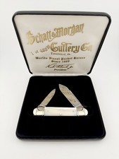 Schatt & Morgan Pearl Handle Canoe, 2000 President's Choice  1/400 New in Box