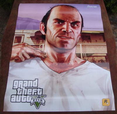 Grand Theft Auto Five Trevor Phillips 22'' x 28'' Promotional Poster