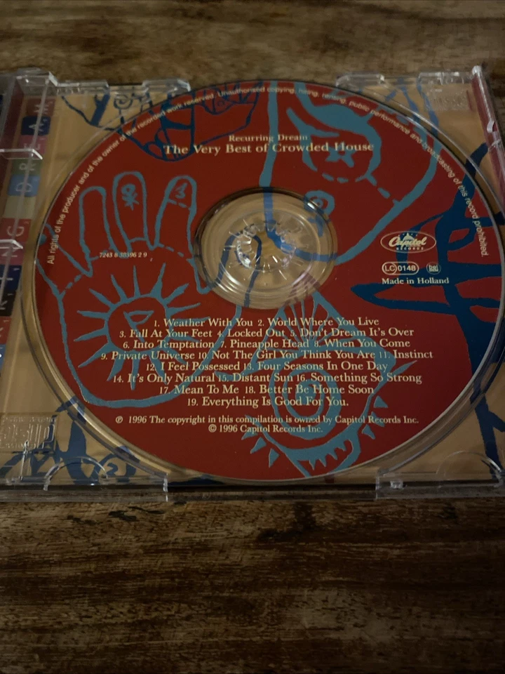 Crowded House - Recurring Dream: The Very Best Of Crowded House   (CD, 1996) - Bild 4 von 4