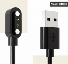 Universal Smart Watch Charging Cable 2-Pin 2.84mm USB Data Magnetic Charger