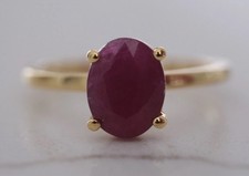 Natural Ruby Ring 1.79 carat 18k
