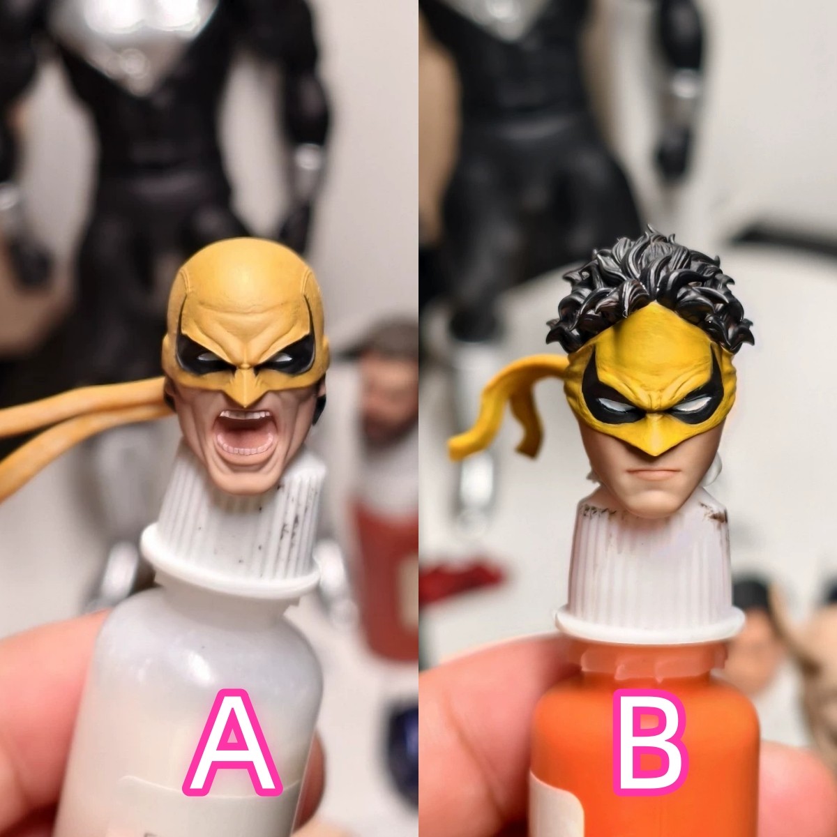 Painted 1/12 ‌Iron Fist Lin Lie Sword Master Head Sculpt Fit 6