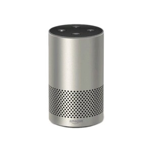 Amazon Echo 2. Gen Bluetooth Alexa Smart Stereo Lautsprecher AUX (Silber Finish)