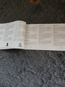 Deep Fear Sega Saturn Game Original Instruction Manual ONLY 