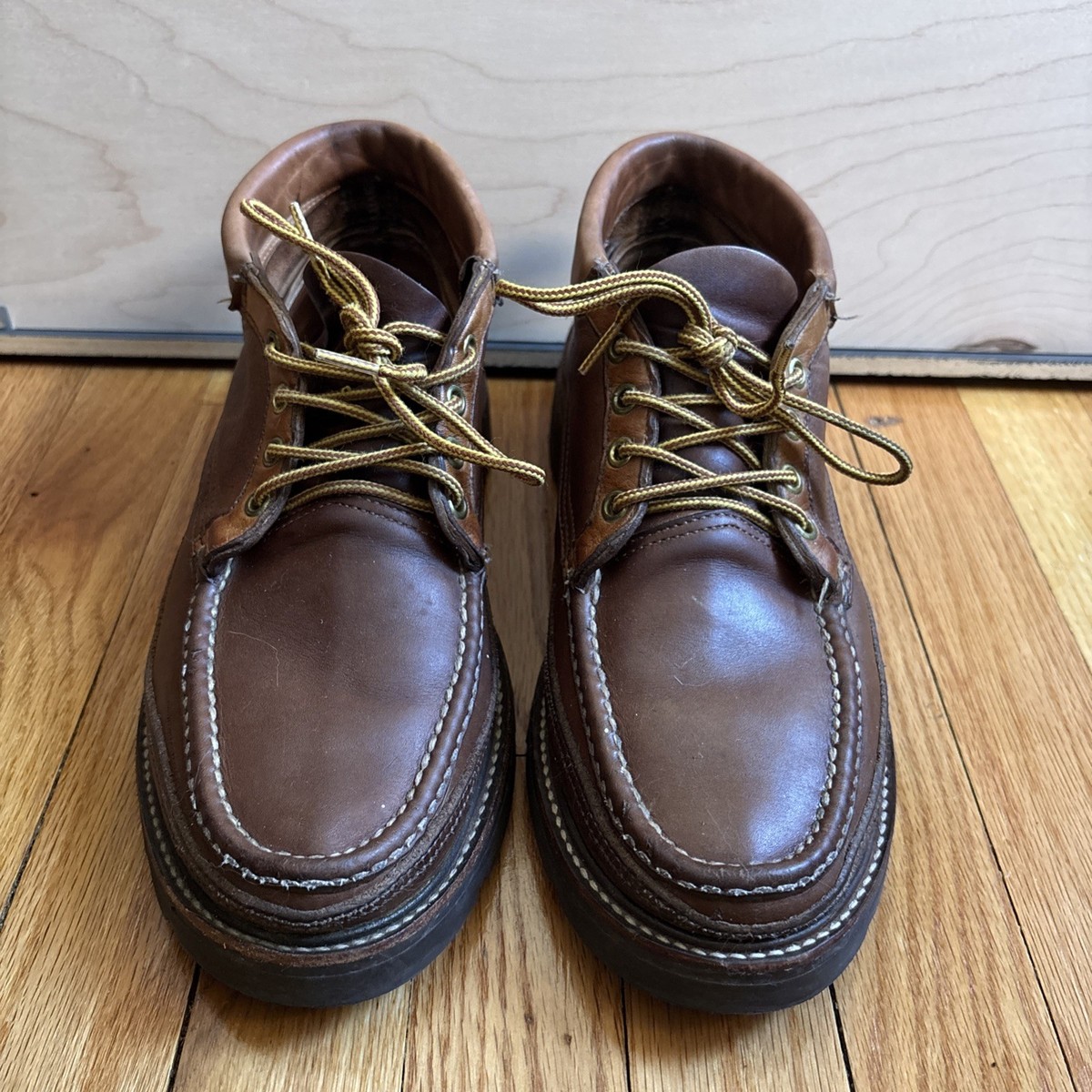 Russell Moccasin Boots - 'The Art Carter Traveling Sportsman' - 9C