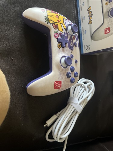 Mando Inalámbrico Nintendo Switch Pokémon Pikachu Mewtwo PowerA Probado Funcionando