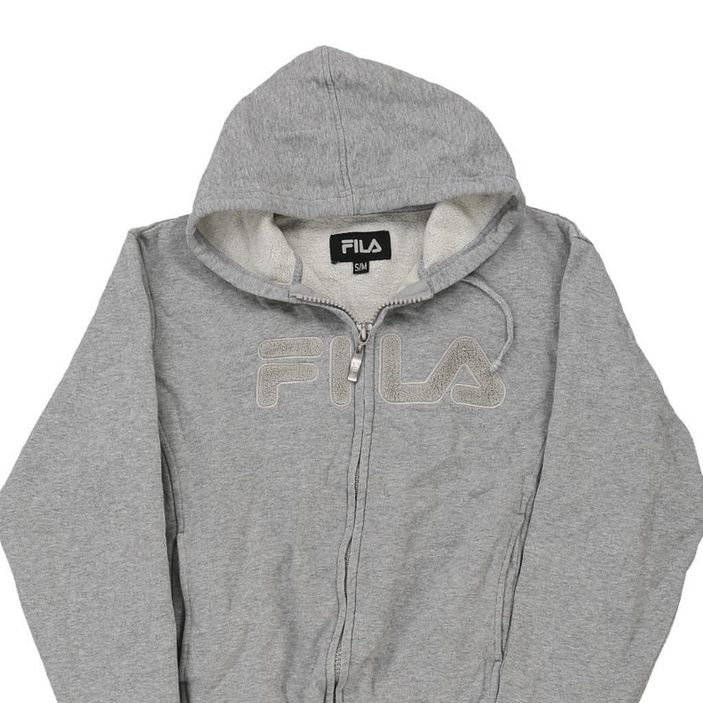 Felpa con cappuccio Fila età 11 12 anni piccola grigio misto cotone