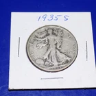 1935-S Walking Liberty 90% Silver Half Dollar