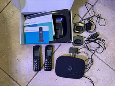 Ooma Telo AIR 2 Wireless VoIP Internet Home Phone and 2 HD3 Handsets