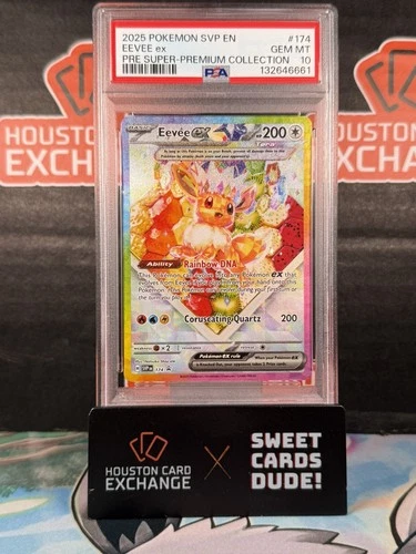 Eevee ex 174 Sv: Scarlet & Violet Promo Cards Holo (PSA 10)