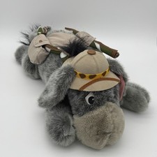 Vintage Disney Parks Safari Eeyore Plush Disneyland Resort Winnie The Pooh NWOT