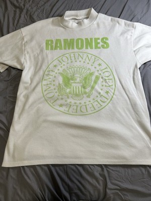 Ramones Band Tee T Shirt Medium White (Flawed, See Photos) Punk Women s Ladies