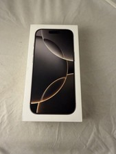 Apple iPhone 16 Pro Max Natural Titanium Empty Retail Box Only - No Phone