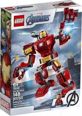Iron Man Mech Buildable Toy for Kids to Build a Superhero (148 Pcs)