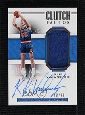 2018 National Treasures Clutch Factor Signatures 82/99 Kiki Vandeweghe Auto 7ba