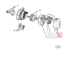 Alternateur Alfa Romeo 155