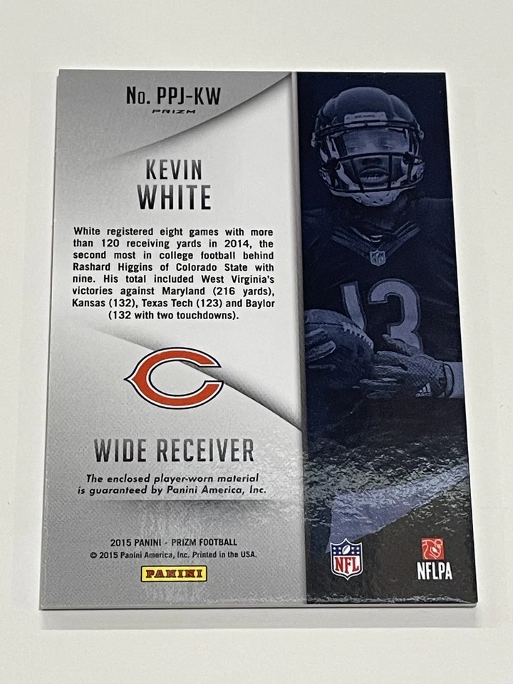 2015 Prizm Football Premier Jersey Relic - Kevin White RC - Chicago Bears - Image 2 of 2