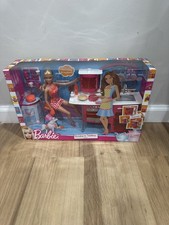 BARBIE STOVETOP TO TABLETOP KITCHEN PLAYSET Doll Set w/Accessories 2011 NIB