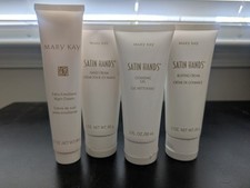 Mary Kay Satin Hands 4 Pc Set Pampering Set Rare Old Stock Original Formula