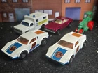 Matchbox Lesney Pantera, Capri, steam roller and ambulance, all clean rollers