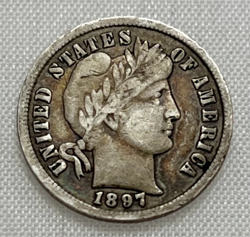 1897 Barber Dime