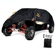 UTV Cover Waterproof Heavy Duty, All-Weather Protection 4-6 Seater-Plus black