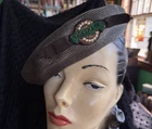 Women's 1940's Woven Hat Valerie Modes