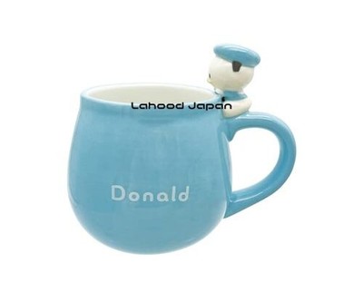 Disney Donald Duck Yululun Yururun Mug with Figure Large Approx. 340ml Approx. 9