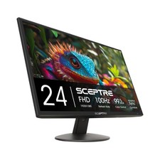 24 Gaming Monitor 100Hz FreeSync 2X HDMI 1X VGA Built in Speakers Sceptre Black