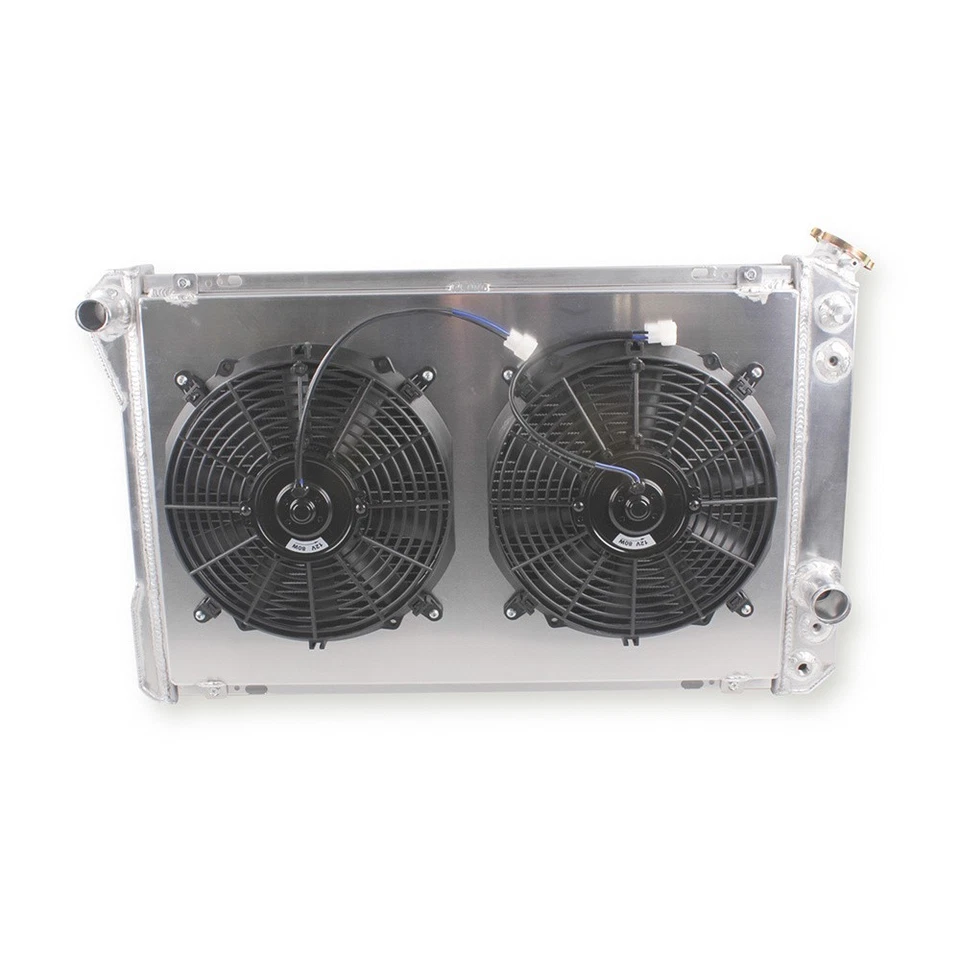 3 Row Radiator+Shroud Fan For 1982-92 Chevy Camaro Pontiac Firebird Trans Am V8 Foto 3 de 4