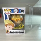 SIGNED + DOODLED Zenitsu Agatsuma Funko Pop! Demon Slayer