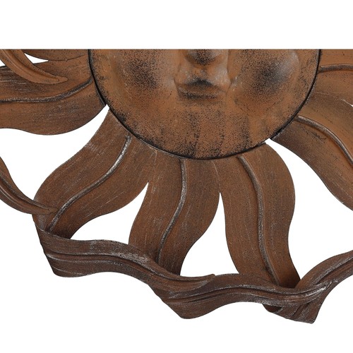 Metall Sonne Haus Wanddeko Indoor Outdoor, Groß Outdoor Metall Wandkunst Skulptur... - Bild 7 von 7