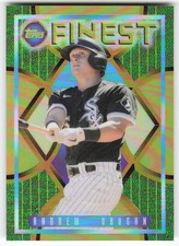 2022 Topps Finest Flashbacks #120 Andrew Vaughn BASEBALL Chicago White Sox