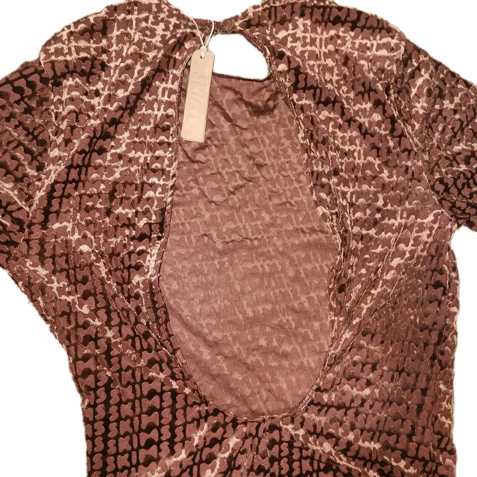 NUEVO CON ETIQUETAS Skims Terciopelo Logo Estribo 1 Pc Gatuit Guantes Para Mujer Talla M Marrón Castaño  Foto 4 de 4