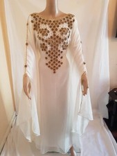 Sale!! Royal Moroccan African Attire Dubai Farasha Abaya Kaftans Wedding Dresses