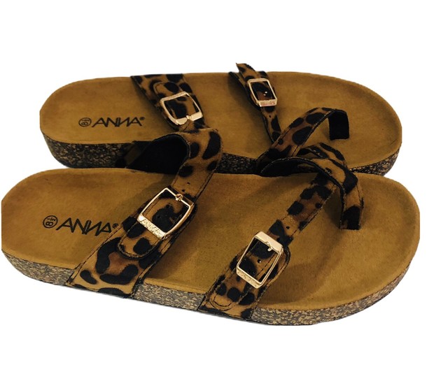 Ladies Womens Flat Sandals Summer Comfort Cork Sole Mules Slip On Beach Shoes | eBay