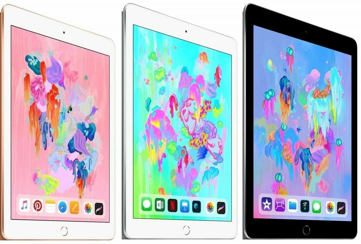 Apple iPad 6 - 6th Generation WiFi A1893 32GB 128GB 9.7 2018 Model