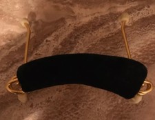 Violin Shoulder Rest Fully Adjustable EVA Padded Support For Violin 3/44/4 Black